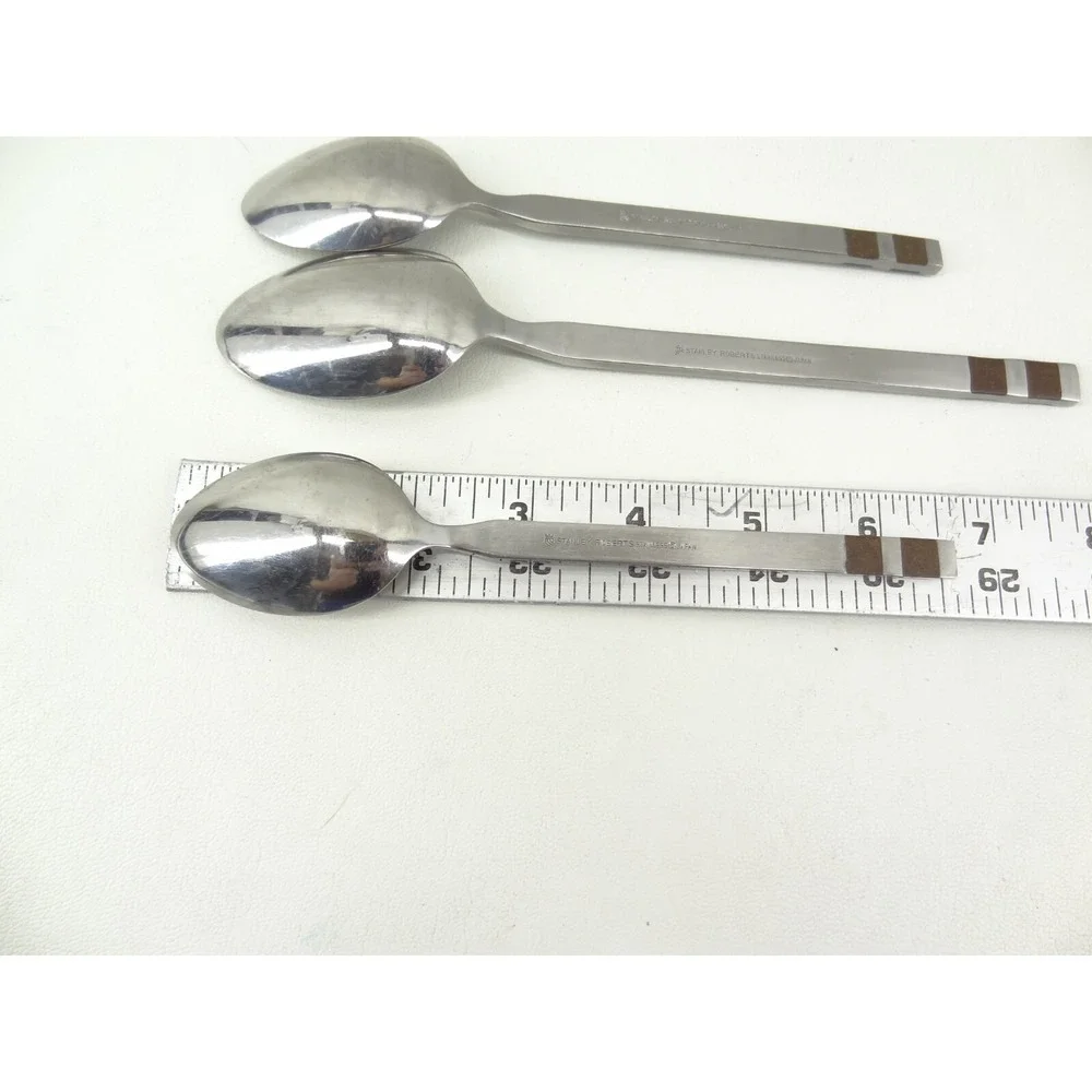 STANLEY‎ ROBERTS CROSSPOINT MID CENTURY MODERN MCM 2 TEASPOONS 1 TABLESPOON